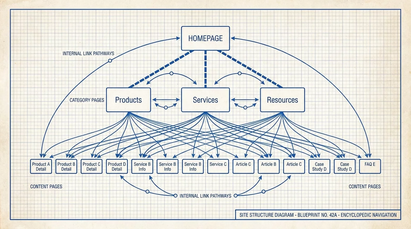 Diagramme de structure de maillage interne optimis&eacute;